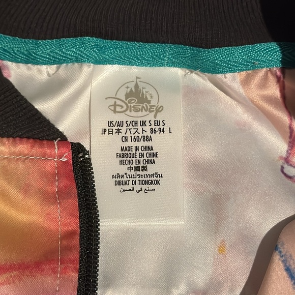 Disney Parks Cinderella Castle Tie Dye Watercolor Jacket- Adult Small - Picture 3 of 14